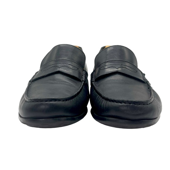 Clarks Collection ExtraLight Black Men's Penny‎ Loafers Leather Slip On Comfort - Picture 5 of 13